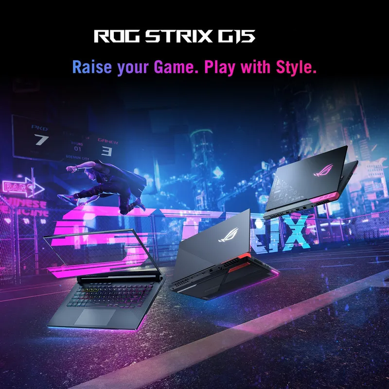 Laptop ASUS Gaming ROG Strix G15 G513RC-HN038W (R7-6800H/ 8GB/ 512GB SSD/  15.6FHD, 144Hz/ RTX3050 4GB /Win11/ Grey) – Thuận An PC
