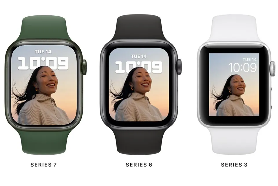 Hình ảnh thiết kế đẹp mắt của Apple Watch Series 7