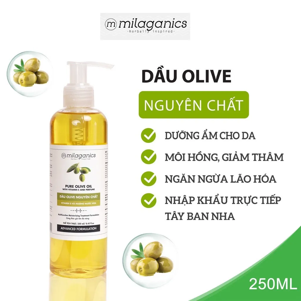 Dầu Olive Milaganics