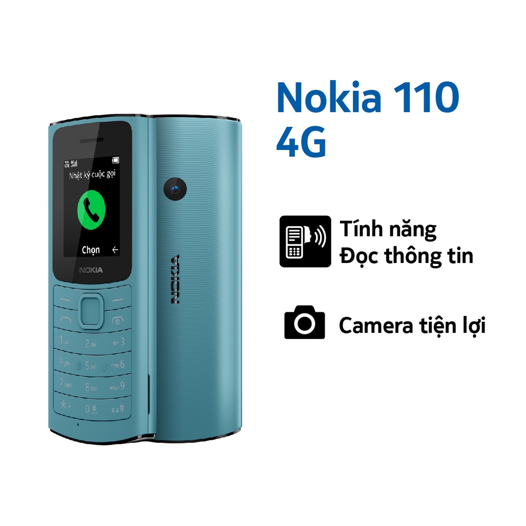 Mã ELBAU5 giảm 4% đơn 500K] Điện Thoại Nokia 110 4G - Hàng Chính Hãng |  Shopee Việt Nam