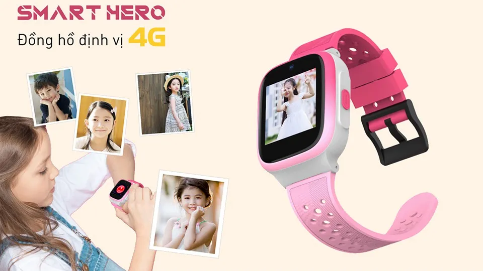 Thiết kế sang trọng và chất lượng chế tạo tốt của Đồng hồ định vị Smart Hero 4G