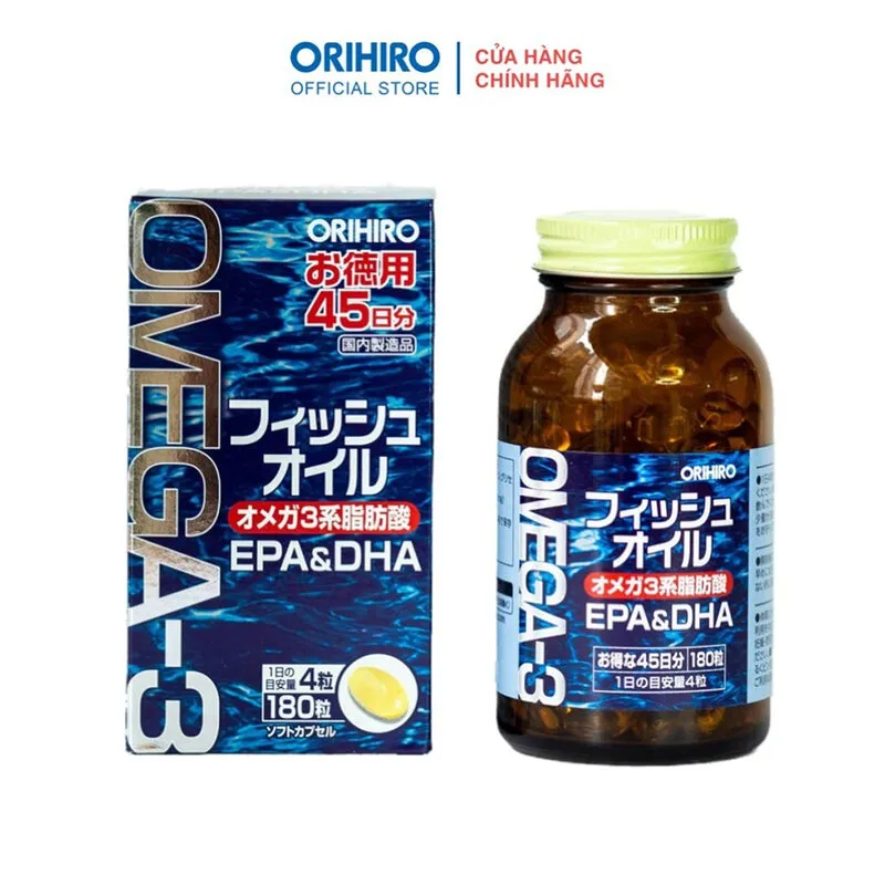Viên Uống Dầu Cá Omega-3 Orihiro