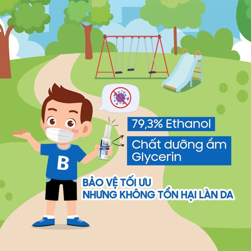 Xịt Diệt Khuẩn Bioré Guard