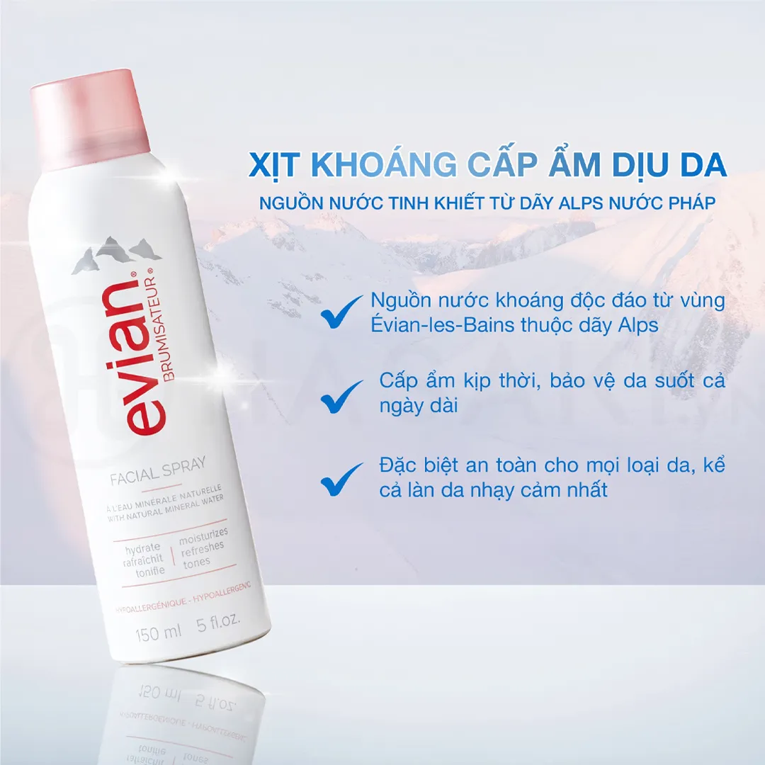 Xịt Khoáng Evian