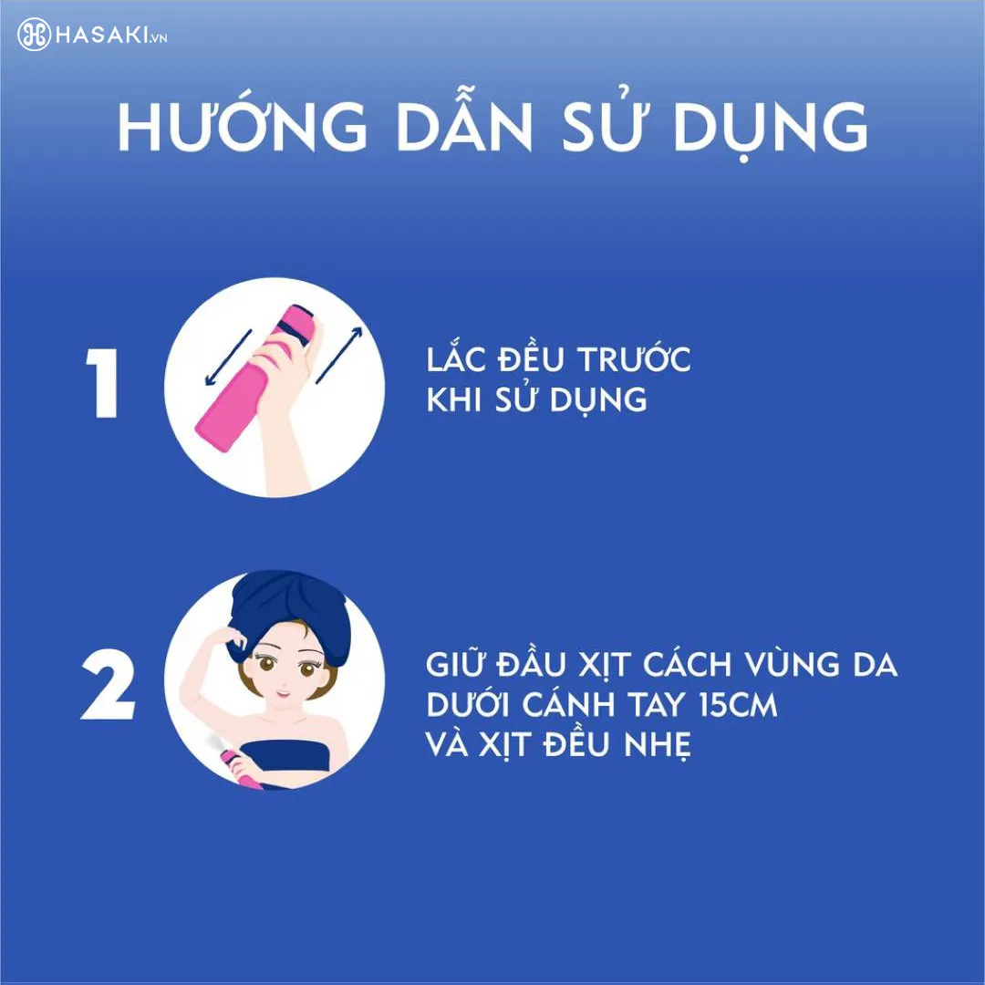 Hướng dẫn sử dụng Xịt Ngăn Mùi Nivea Ngọc Trai Quyến Rũ Pearl & Beauty Anti-Perspirant Spray 150ml