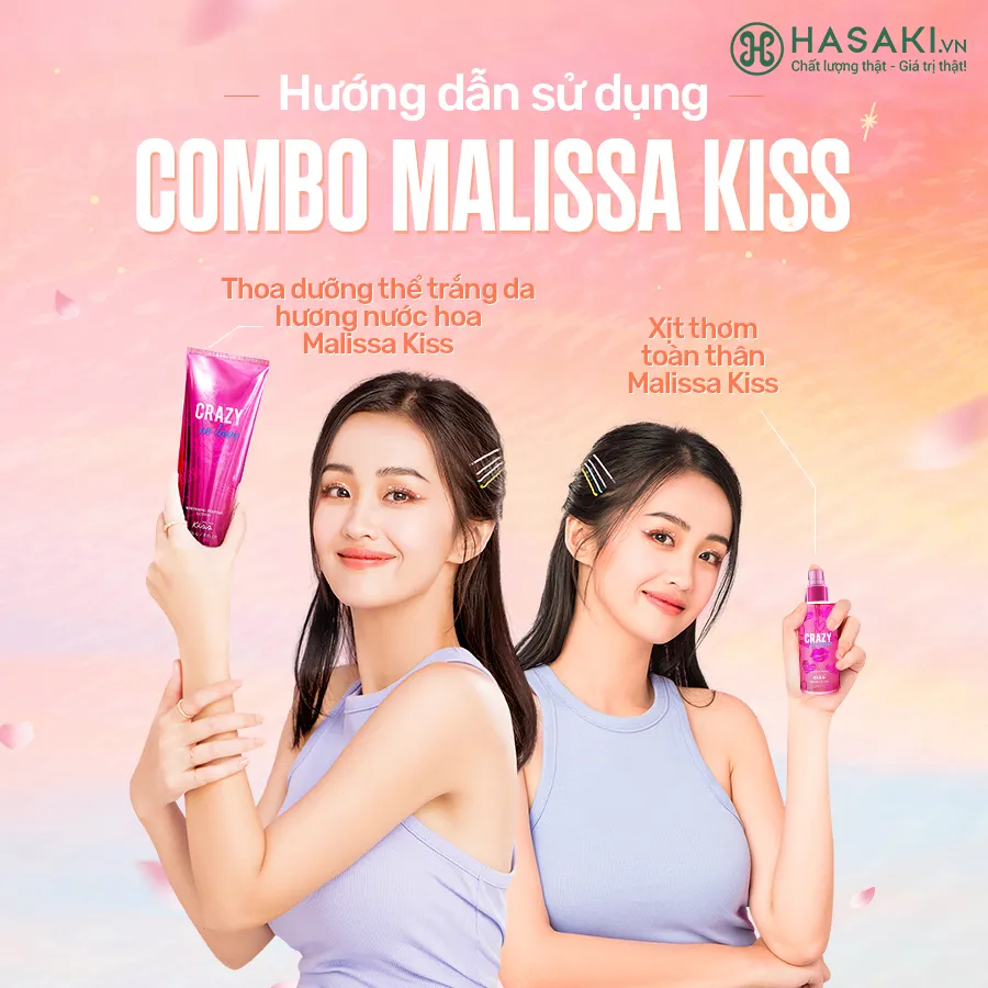 Sản phẩm Xịt Thơm Toàn Thân Malissa Kiss